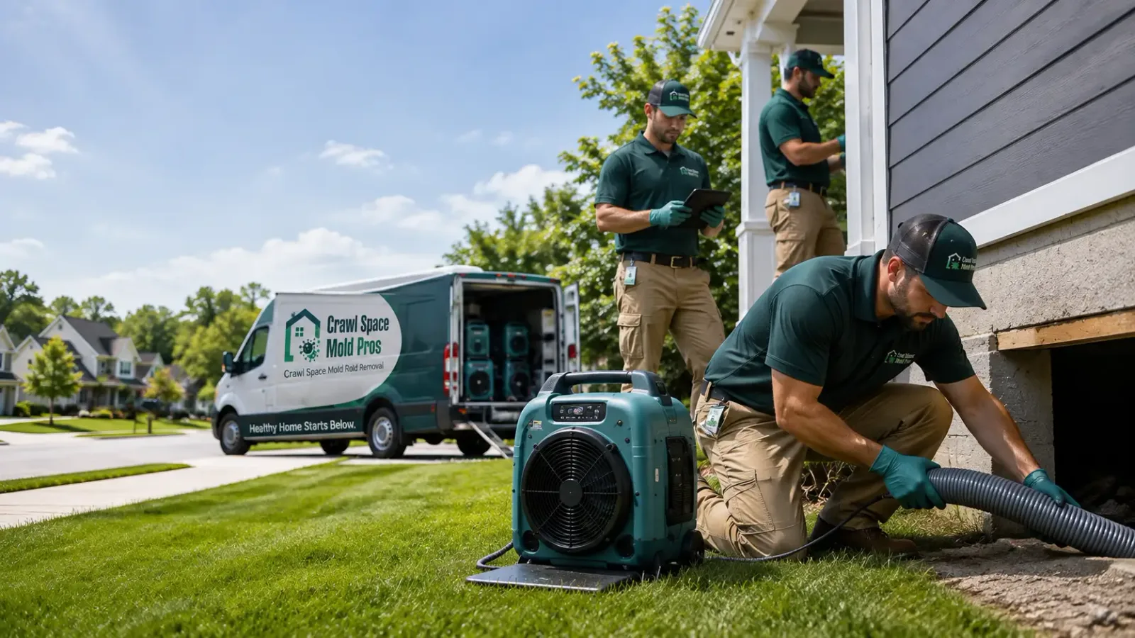 Crawl Space Mold Removal in Leslie, WV